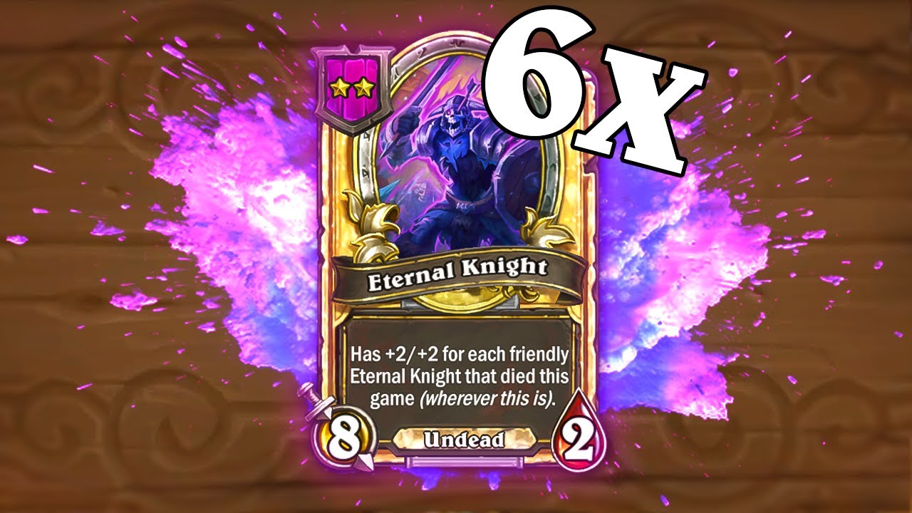 Proper Eternal Knight build | Hearthstone Battlegrounds