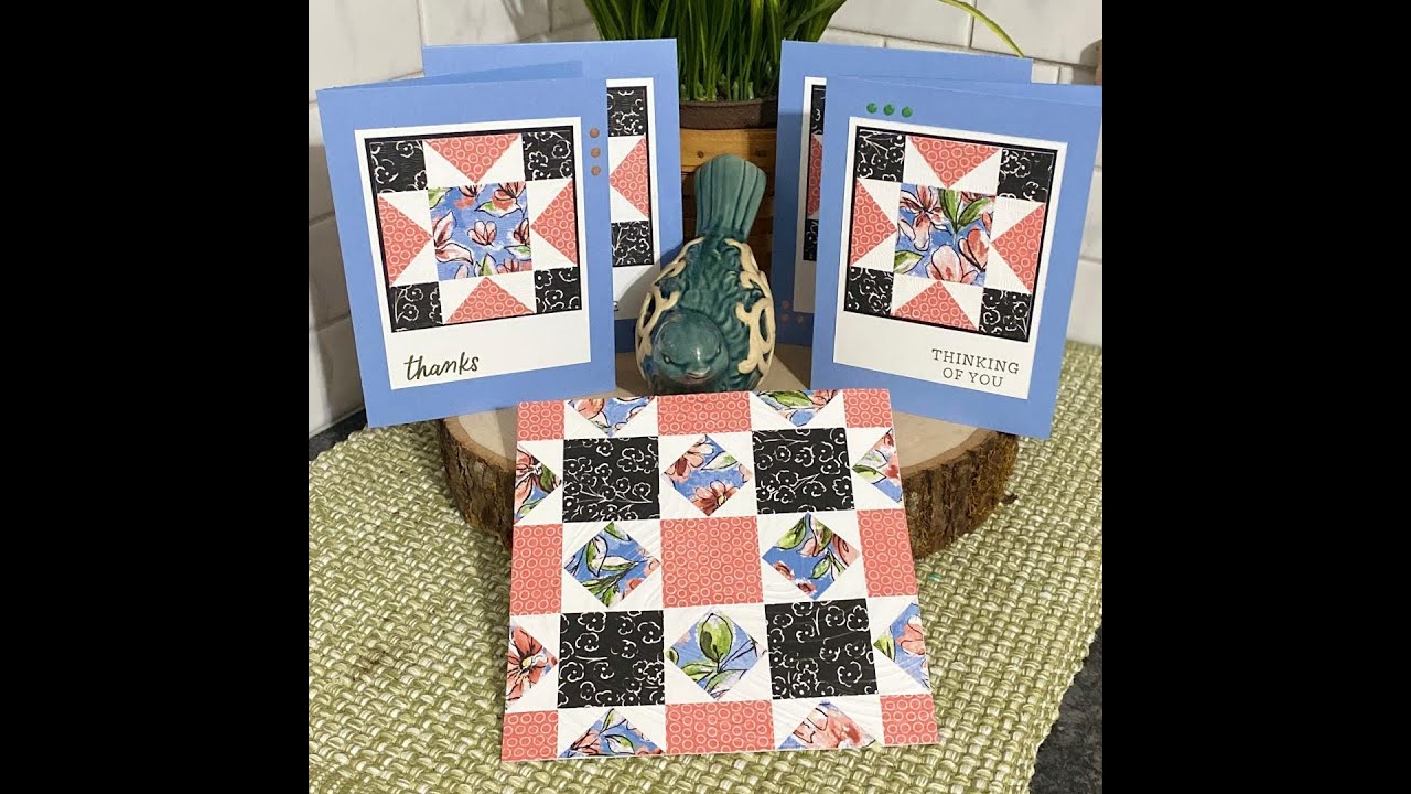 Mystery Quilt Card Quilter's Star 6 x 6 One Sheet Wonder