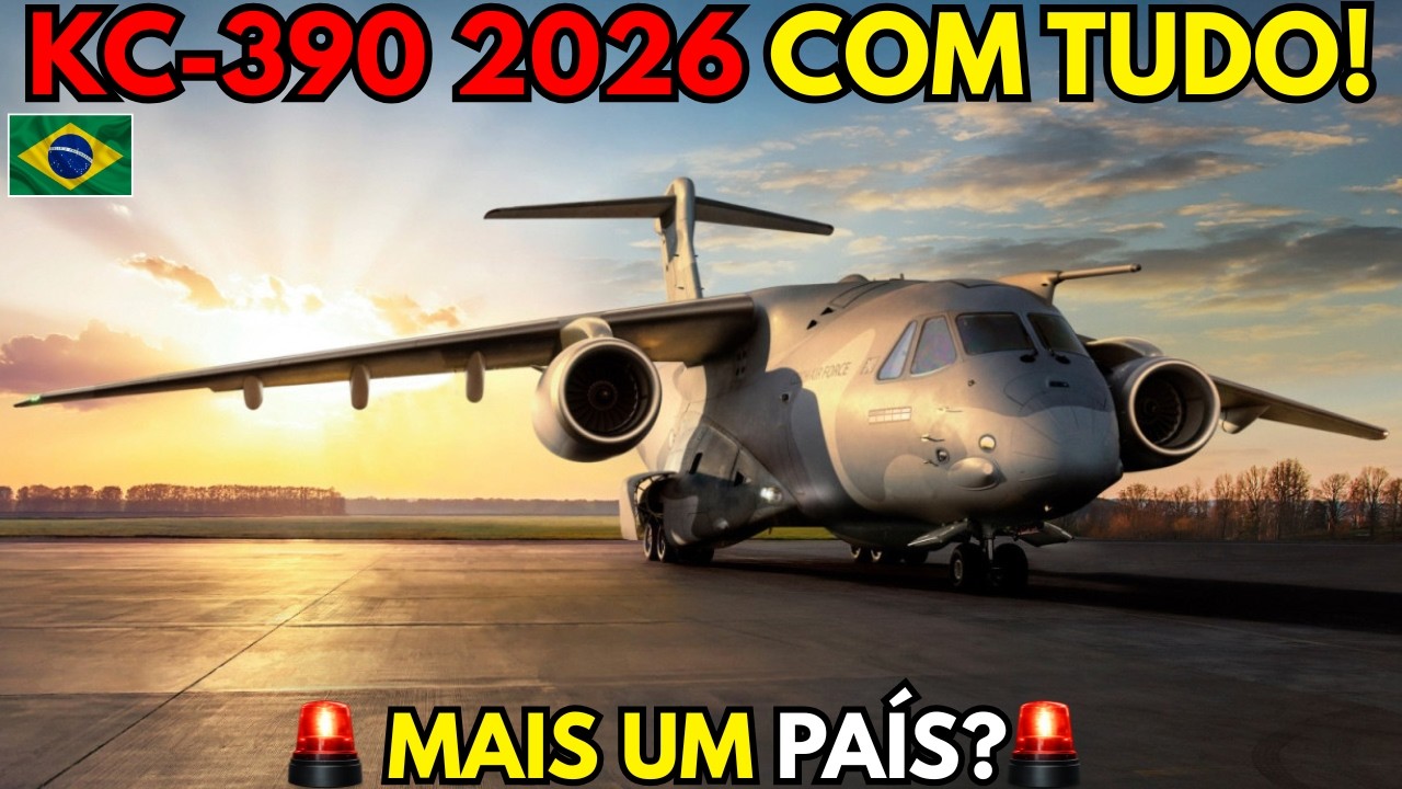 🚀 Mais um País pode fechar com o KC-390 — 2026 Começa com Vitória?