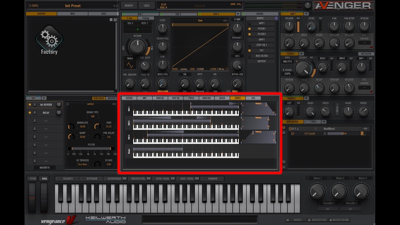 Vengeance Producer Suite - Avenger - Tutorial Video #14: KEYZONES