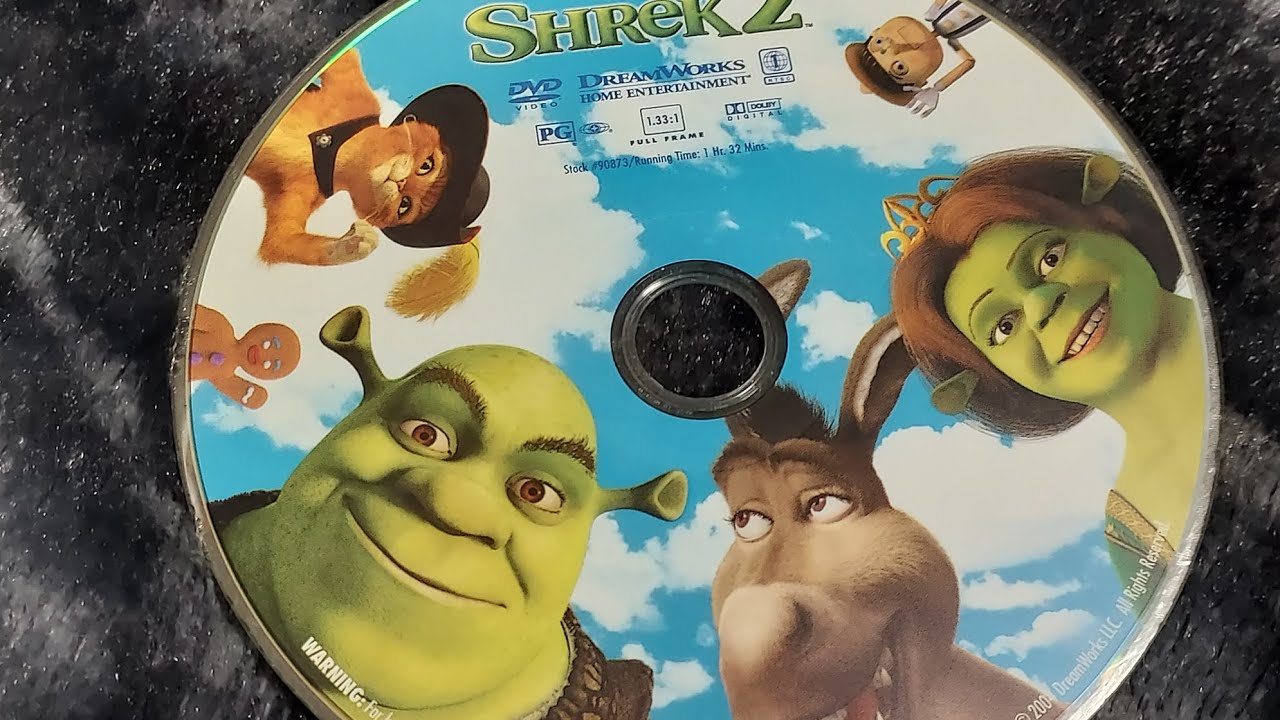 Меню пошагового руководства DreamWorks: Шрек 2 DVD от 2004 года🏰👸🤴🧚🏻‍♀️🐺