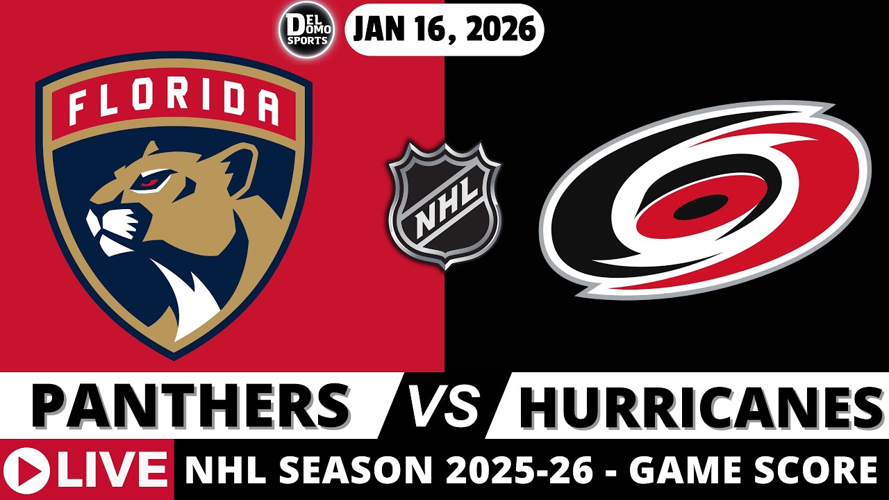 FLORIDA PANTHERS VS CAROLINA HURRICANES 🏒 NHL Season 2025-26 | Live Scoreboard & Fans Chat