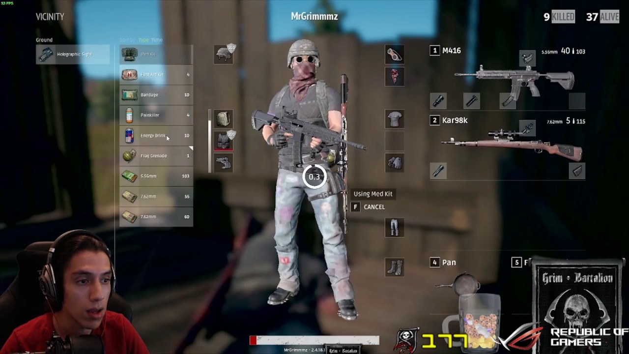 Grimmmz 17 kill SOLO Bloody School - Playerunknown's Battlegrounds Full Game #13