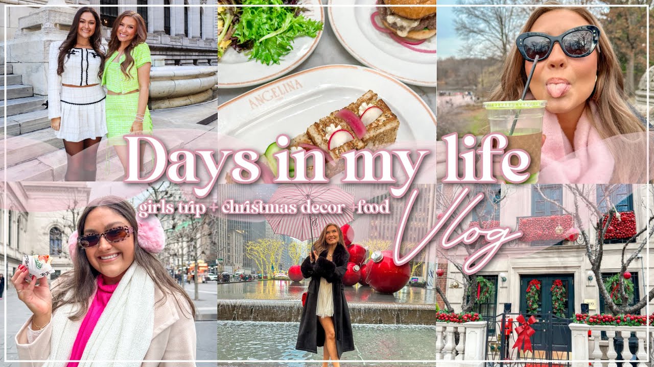 My Sorority Little Visiting Me in NYC!🩷 | Rainy Days, The Met, Central Park, GNO | Lauren Norris