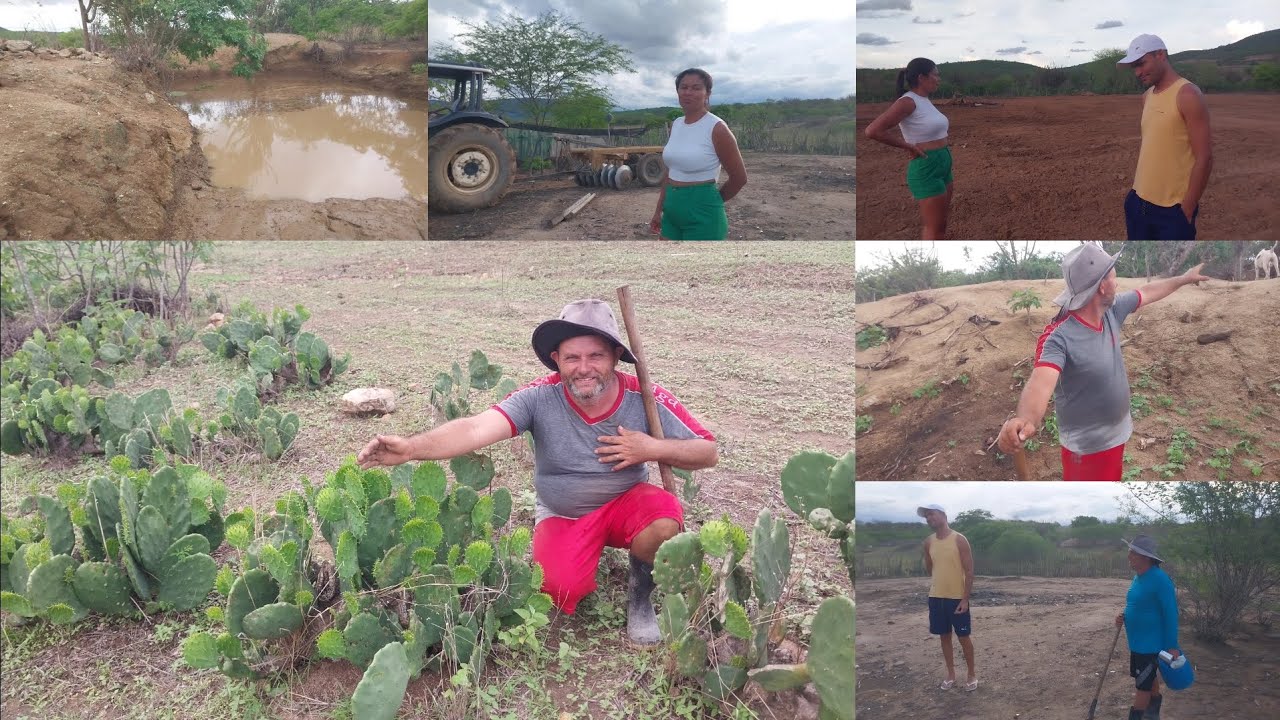 Belém animado com a chegada da máquina arando a terra+os inscritos também ficaram animados...
