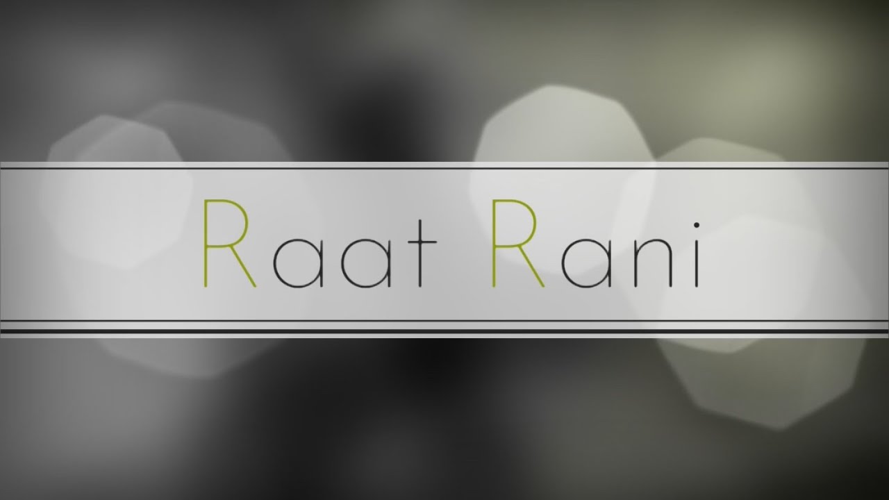 Raat Rani | Meghbindu | Dr. Vijal Patel | Upagna Pandya