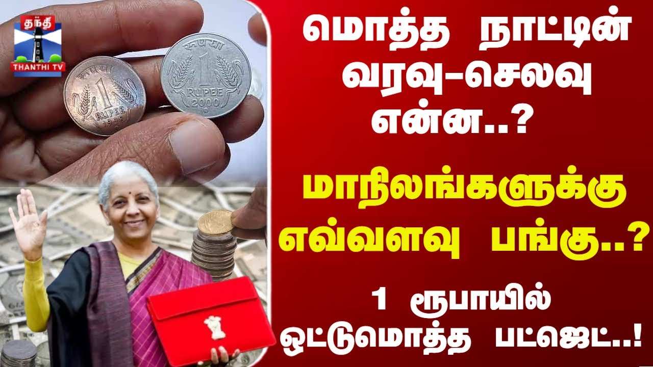 Union Budget 2026 | One Rupee | மொத்த நாட்டின் வரவு-செலவு என்ன..? 1 ரூபாயில் ஒட்டுமொத்த பட்ஜெட்..!