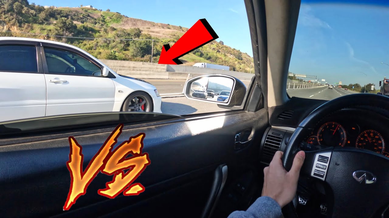 TUNED G35 RUNS INTO BUILT EVO!
