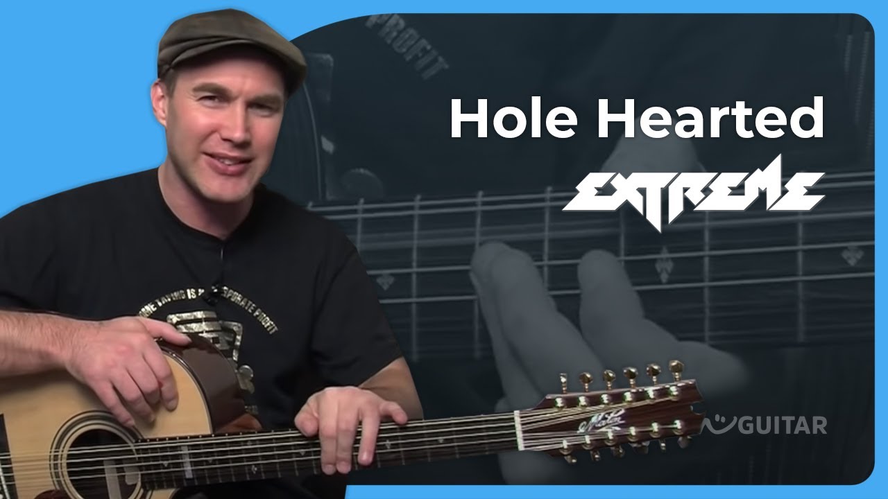 Как играть Hole Hearted от Extreme | Урок игры на гитаре