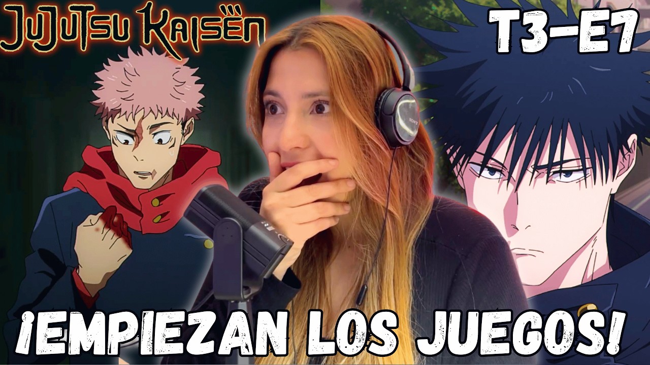 ¡OFICIALMENTE EMPEZARON LOS JUEGOS!😱🔥 Reacciono al Capitulo 7 de JUJUTSU KAISEN T3