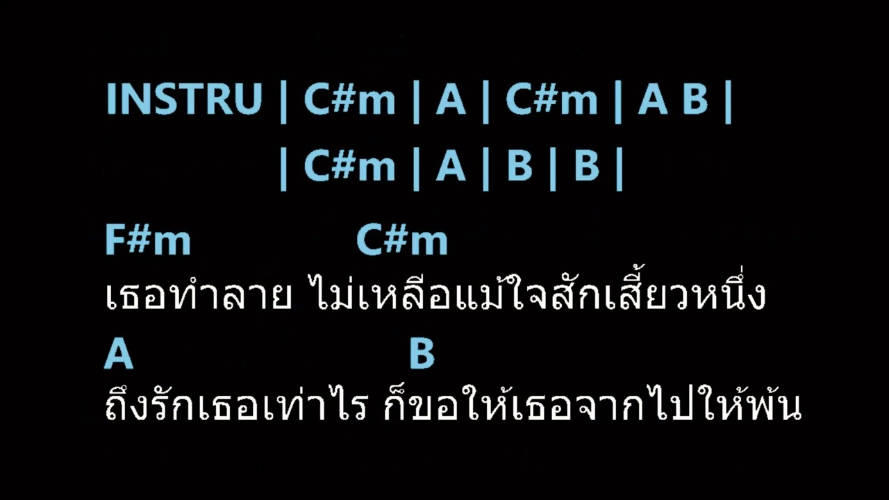 Guitar Backing Track อย่ากลับมา Hi-Rock ไฮ-ร็อก