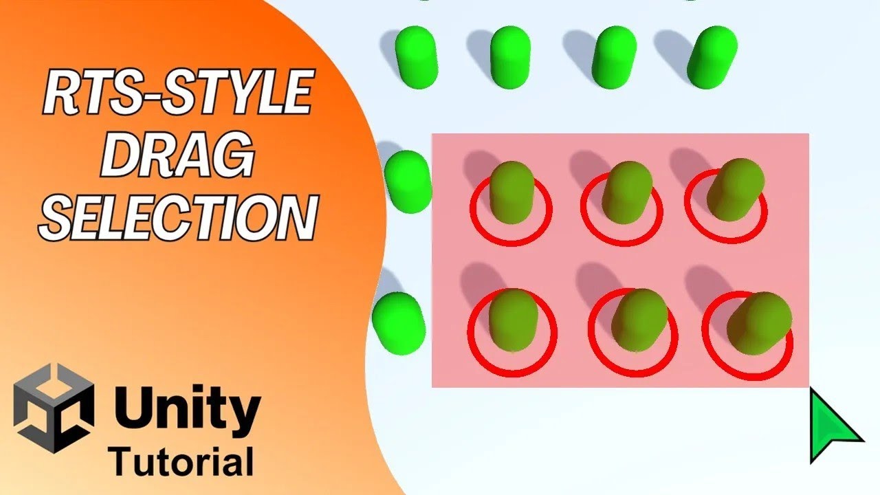 Master Multi-Unit Selection in Unity! RTS style Drag Select Box