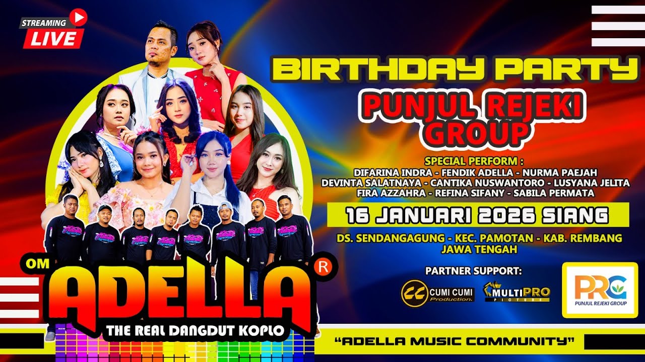 📡🔴 LIVE STREAM BIRTHDAY PARTY PUNJUL REJEKI GROUP REMBANG JAWA TENGAH