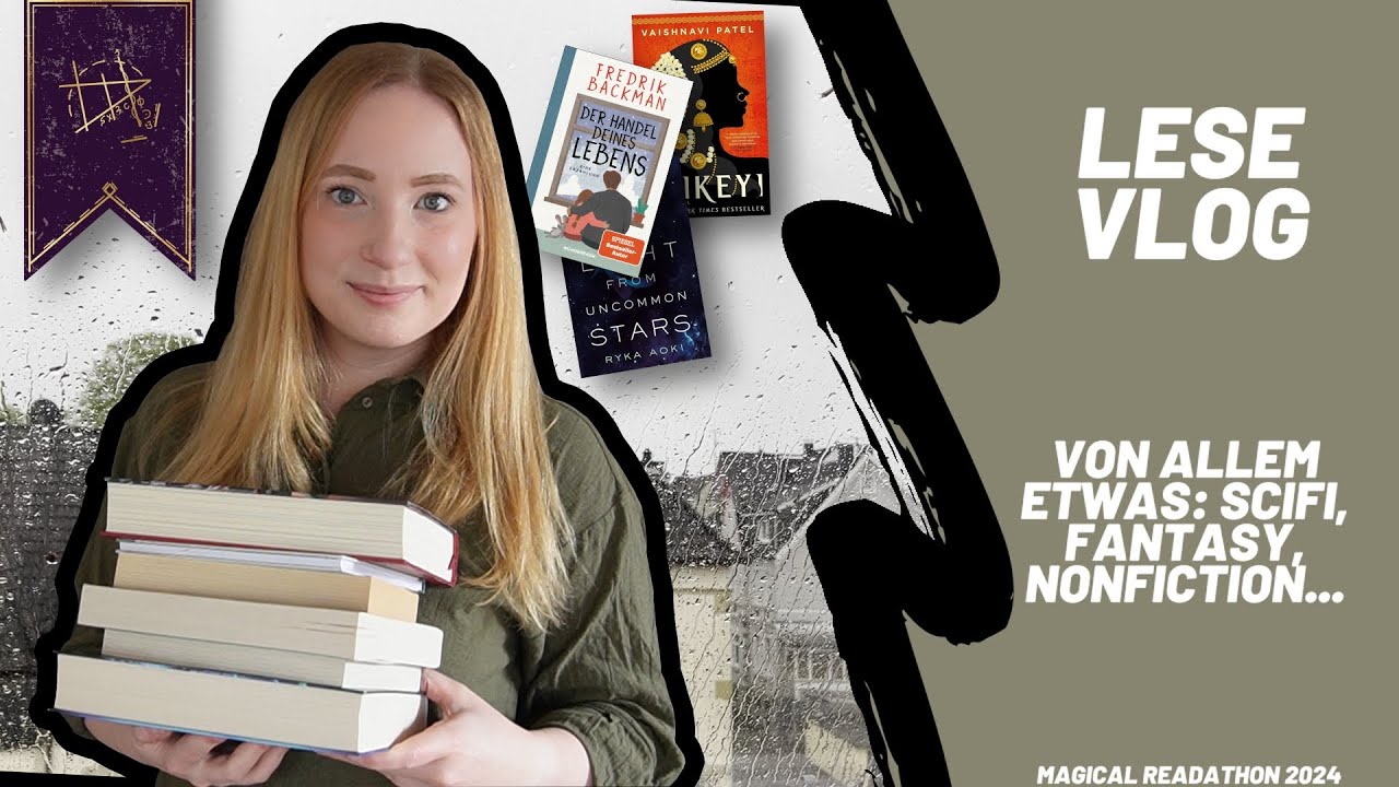 LESE VLOG 📚 • viele, viele Bücher für den Magical Readathon: Lesen macht Spaß 📜