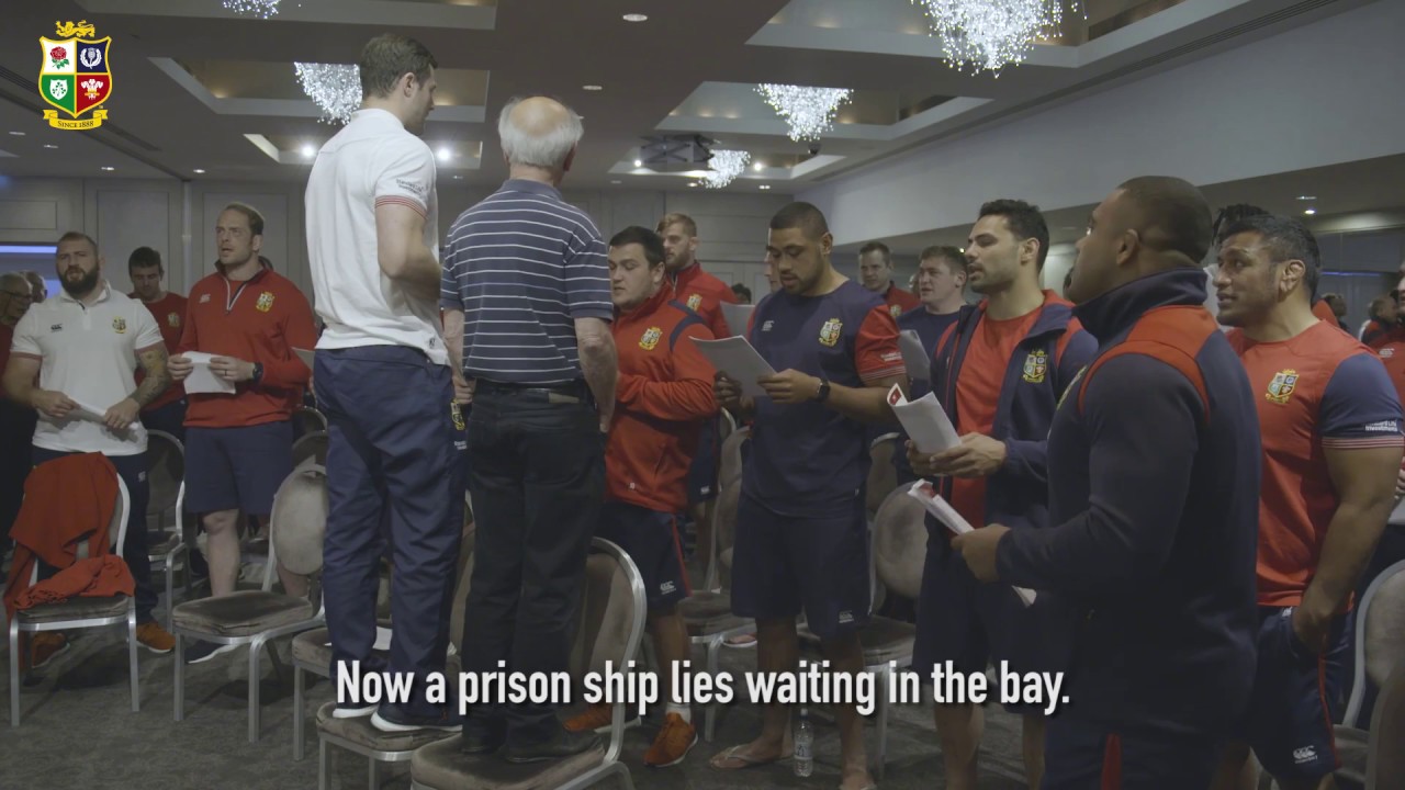 The Lions squad sing The Fields of Athenry! | Sing Your Support | Lions NZ 2017