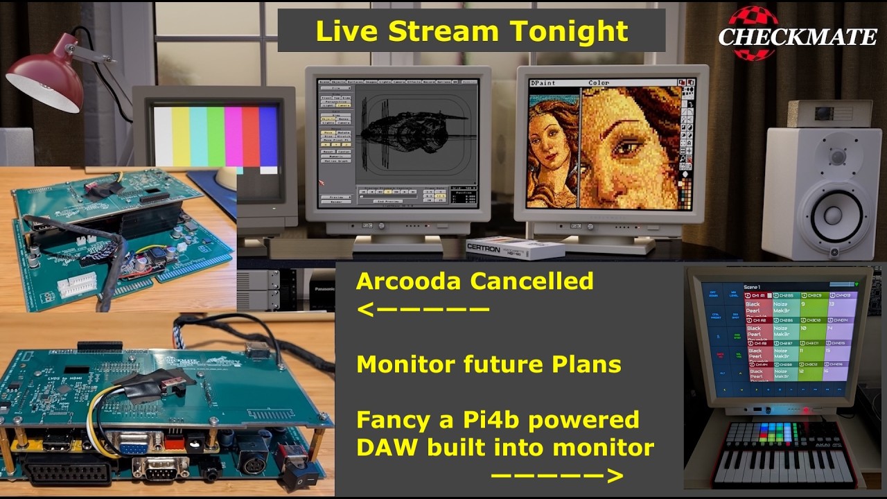 Arcooda cancelled, Pi4 based DAW in monitor and future plans