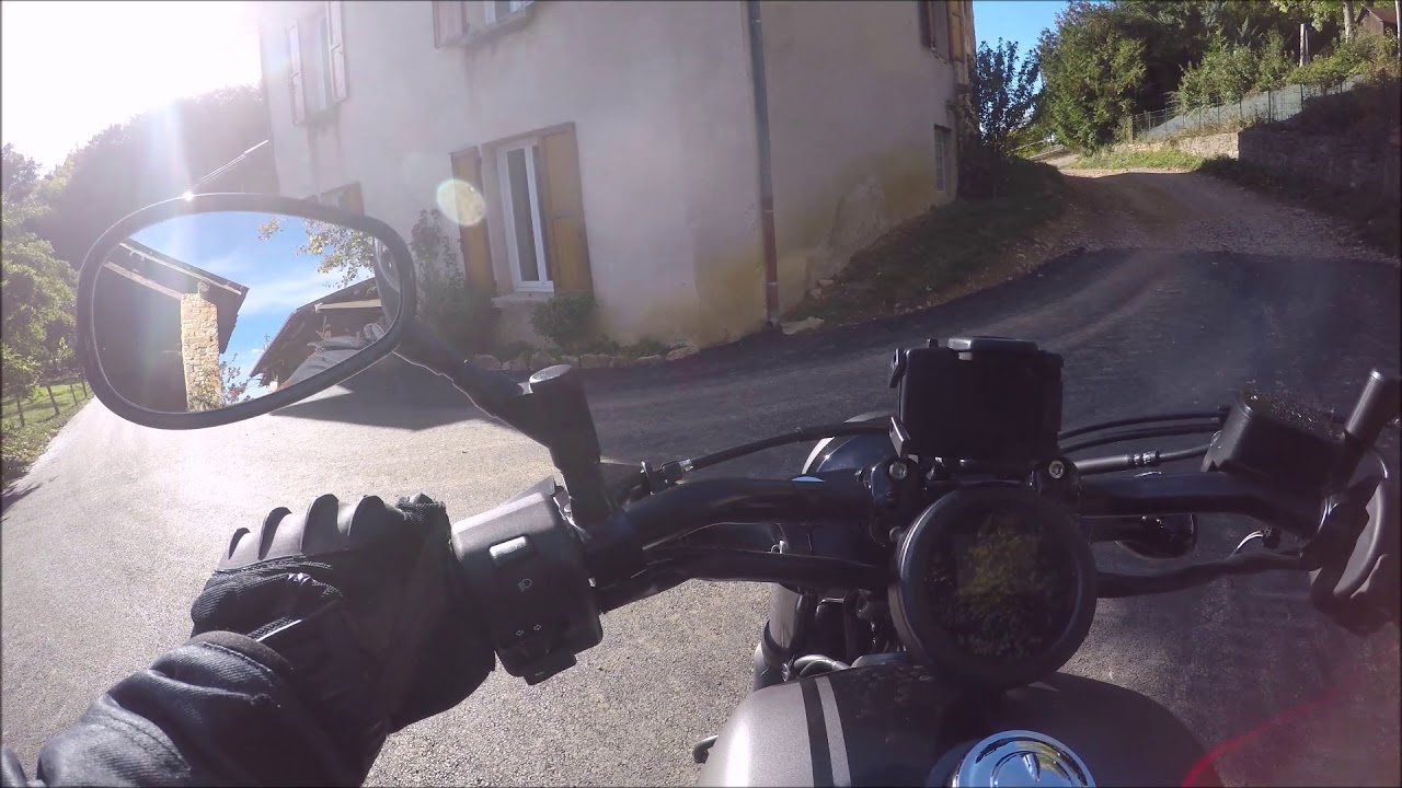Vaux, Dorvan,  Cleyzieu, Mont de l'Ange, Montferrand en vx950r bolt