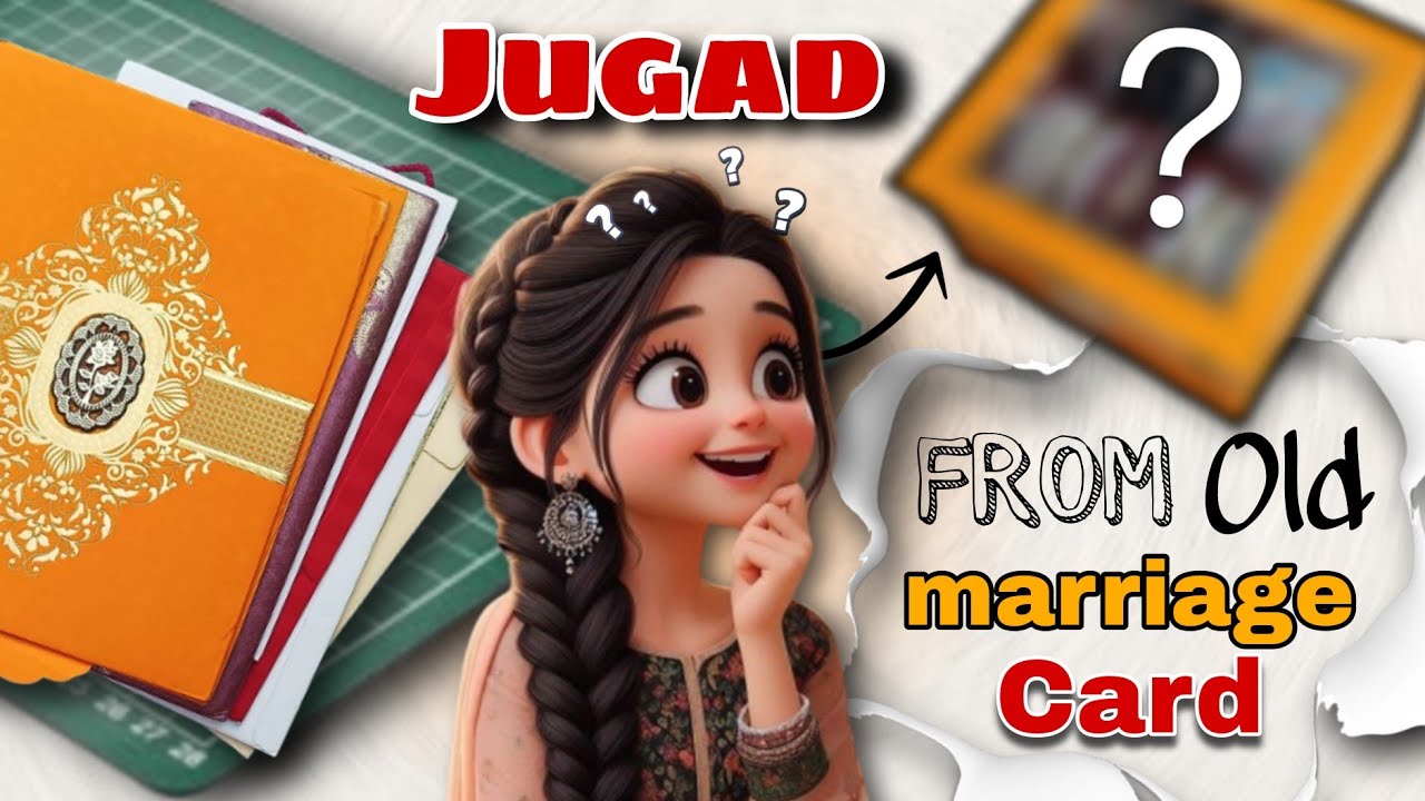 Super Jugad😉👍🏻 From Old Marriage Cards || DIY Reuse Craft Ideas ||Shifa Craft