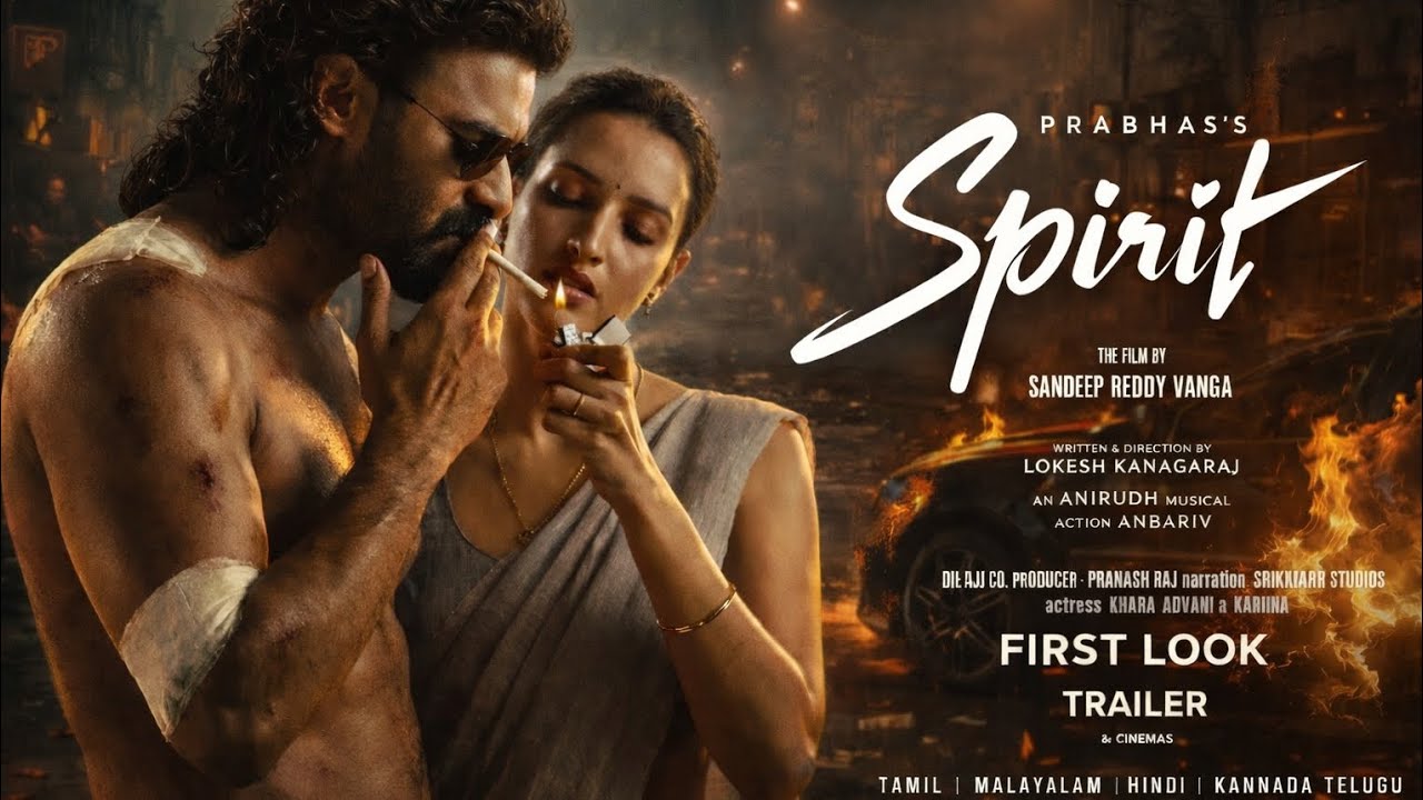 Spirit: Official Trailer | Prabhas | Tripti D | Sandeep RV | Worldwide Release | 4K HD Trailer 