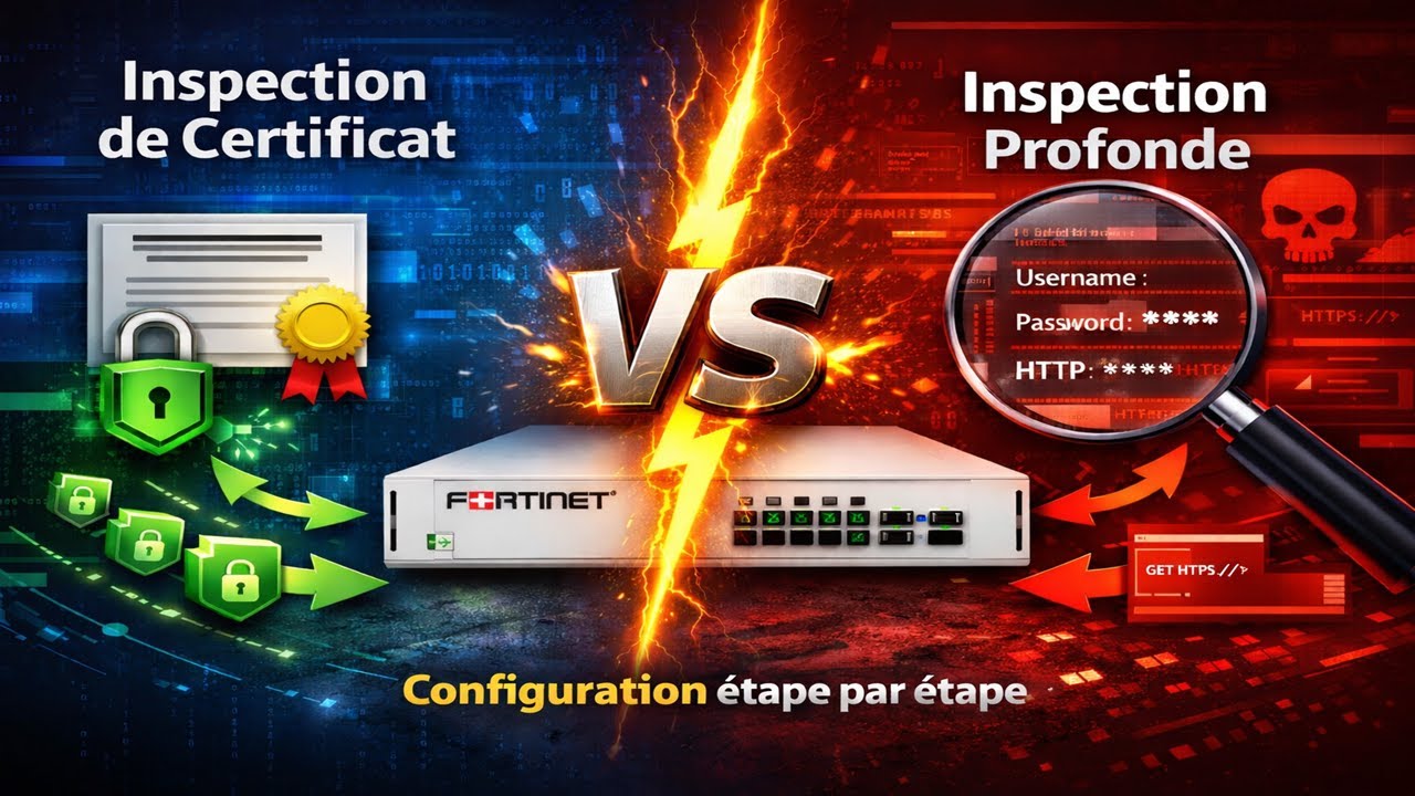19- FortiGate NSE : Inspection de Certificat Vs Inspection Profonde (Configuration pas à pas)