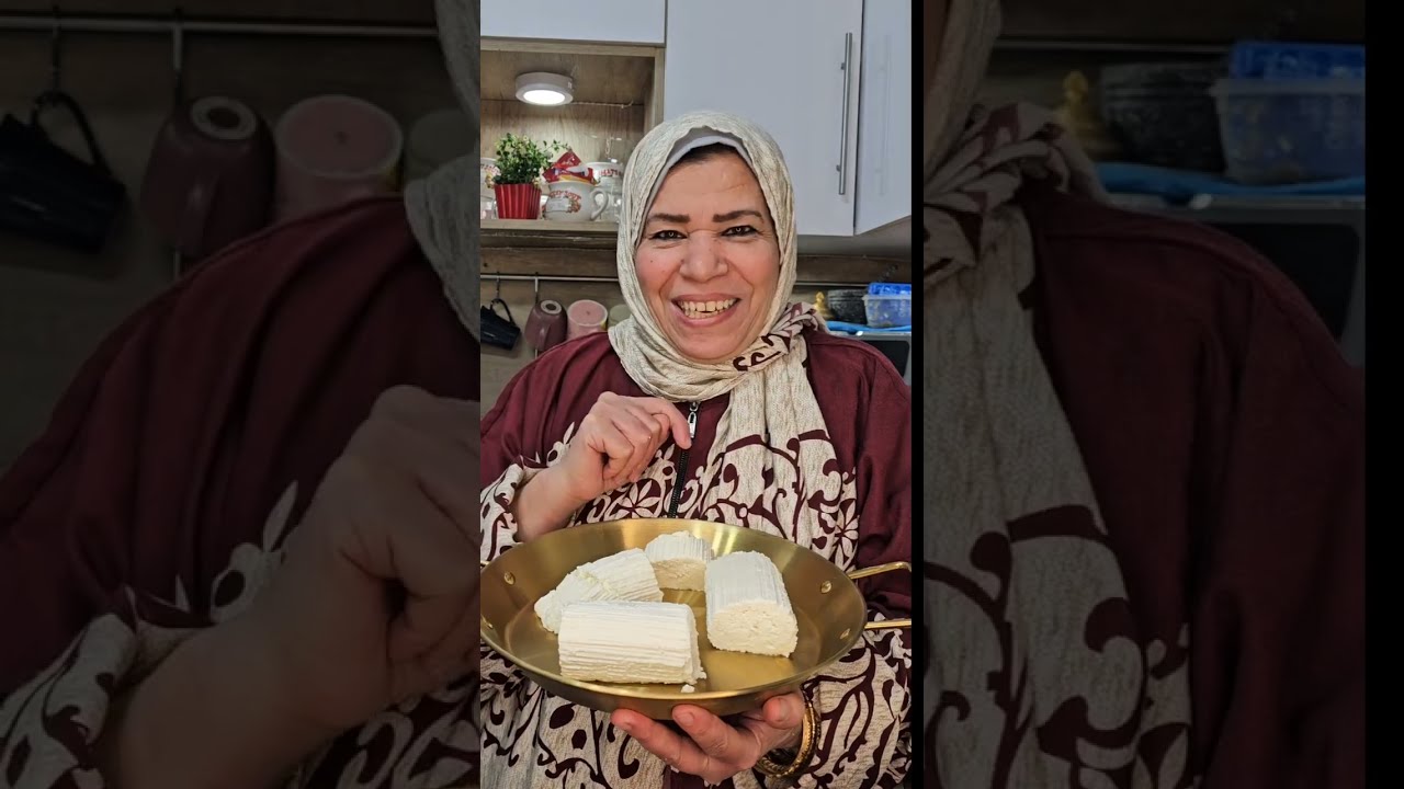 احلى جبنه للسحور ولا خل ولا منفحة ولا لمون هى معلقة واحدة وتعملى احلى جبنة