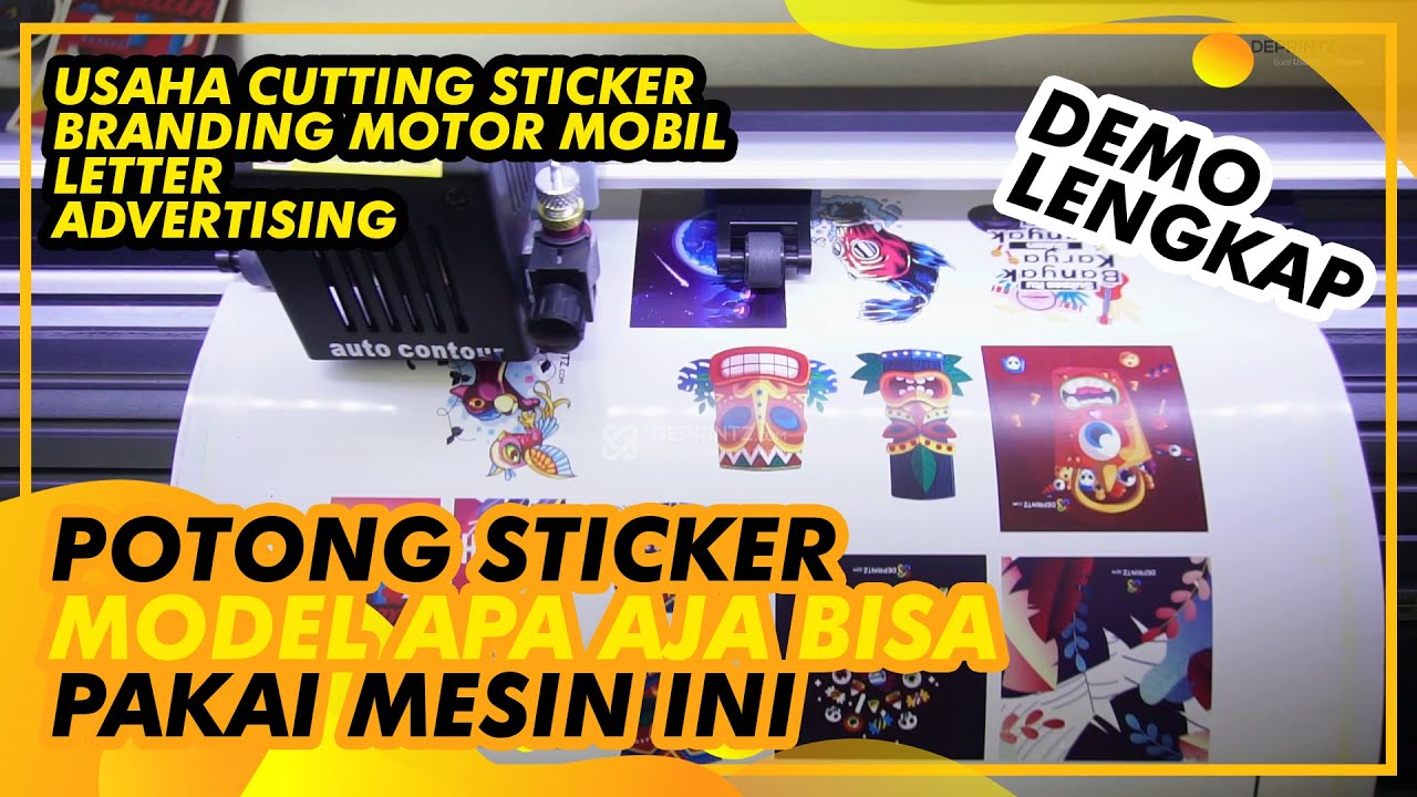 Demo Mesin Cutting Sticker dengan Fitur Terbaru, Simple dan Tanpa Ribet-Jinka 722 Auto Pro
