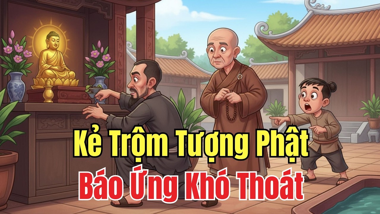 Nhân Quả Báo Ứng: Kẻ Trộm Vàng Trong Chùa – Chạy Không Thoát Luật Nhân Quả