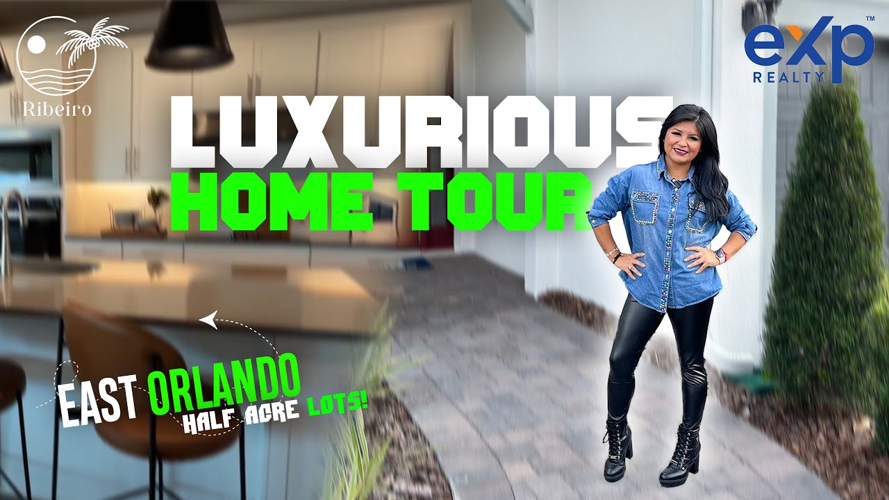 Luxurious Home Tour in East Orlando | Beautiful Lakeside Community #luxurioushomes  #orlando