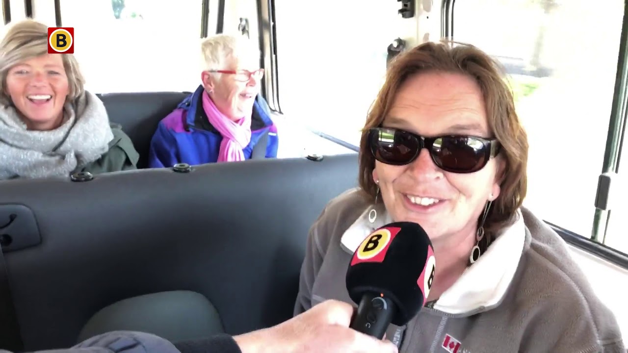 Met het busje van Sint Anthonis naar Boxmeer om boodschappen te doen
