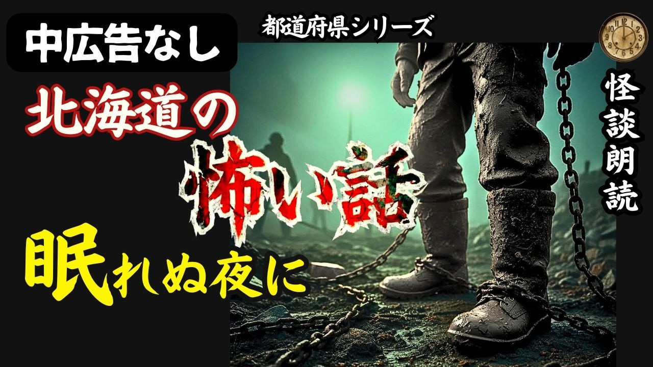 【睡眠導入怪談朗読】途中広告なし　北海道の怖い話３話【都道府県シリーズ/ホラー/女性朗読/作業用/女声】
