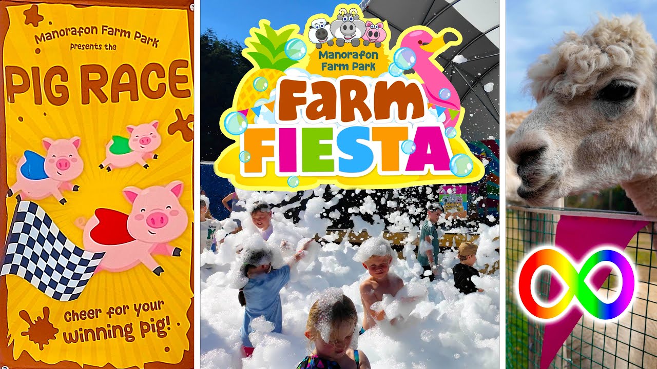 Manorafon Farm Park Summer 2025: Farm Fiesta & Foam Party Fun!