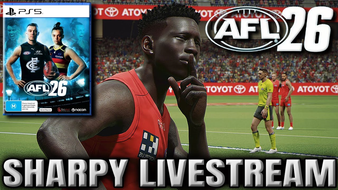 GWSharpy is playing AFL26 RIGHT NOW!