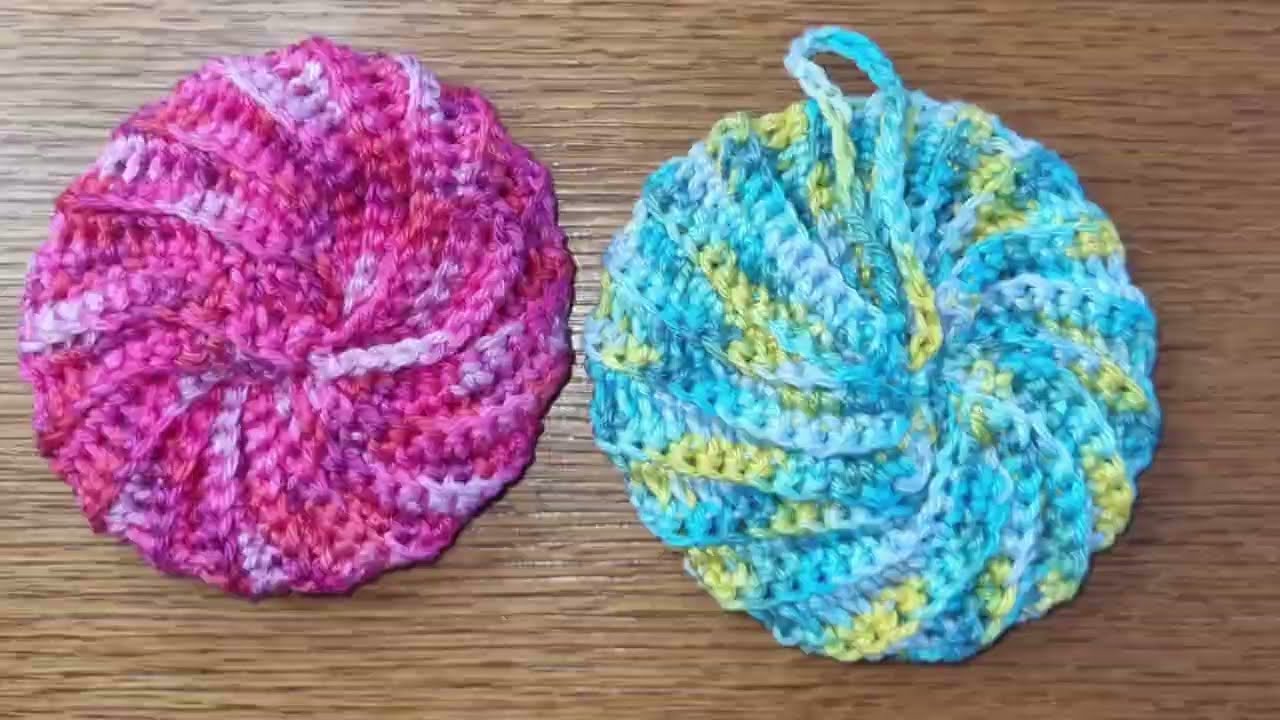 éponge tawashi au crochet