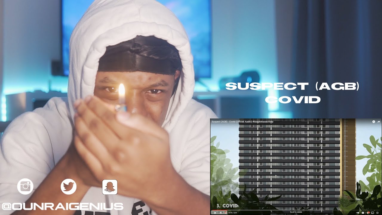 Suspect (AGB) - Covid (Official Audio) #Suspiciousactivity | Genius Reaction