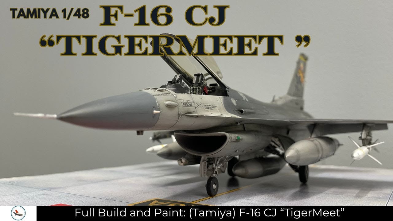 F-16 Fighting Falcon - Tamiya 1/48 Scale Model Aircraft