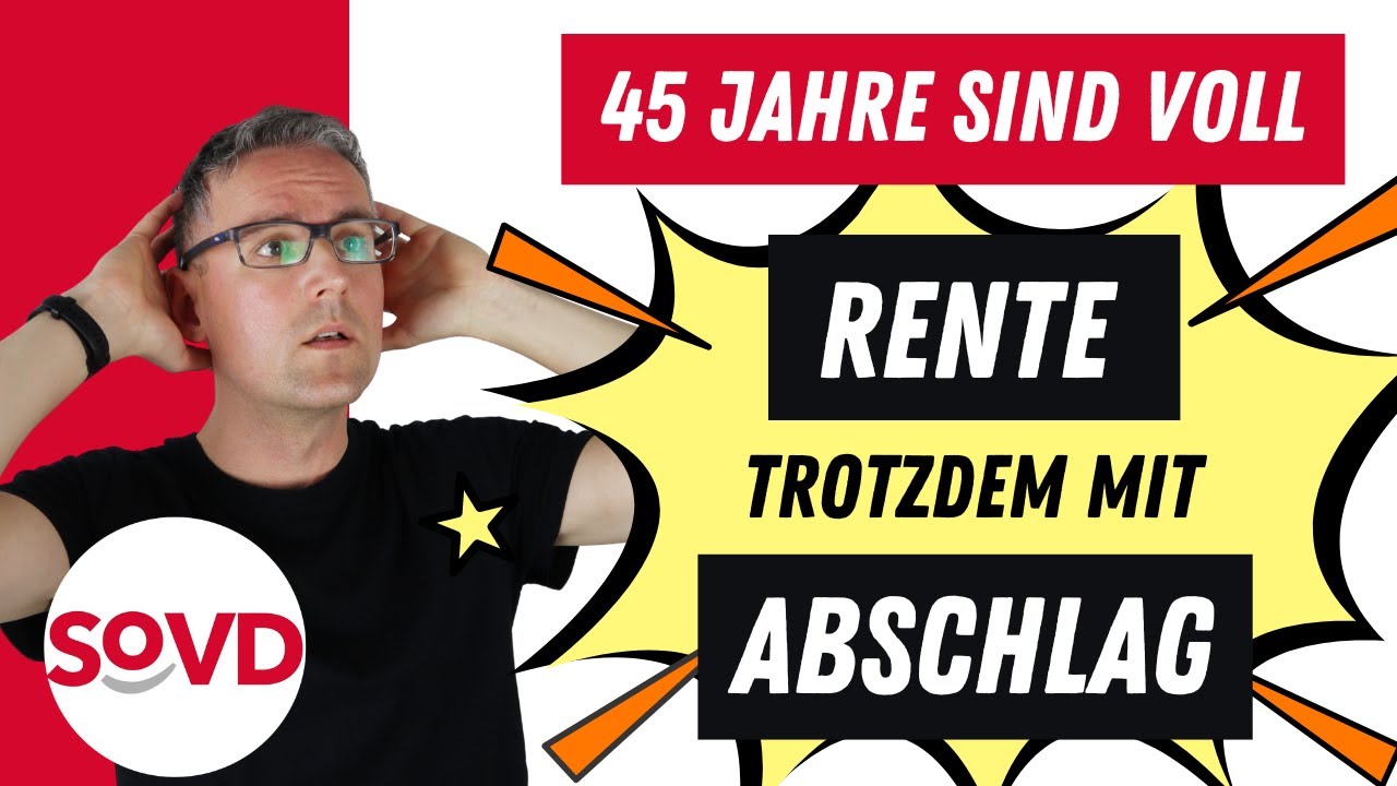 45 Jahre Wartezeit erf&uuml;llt: Rente trotzdem mit Abschlag