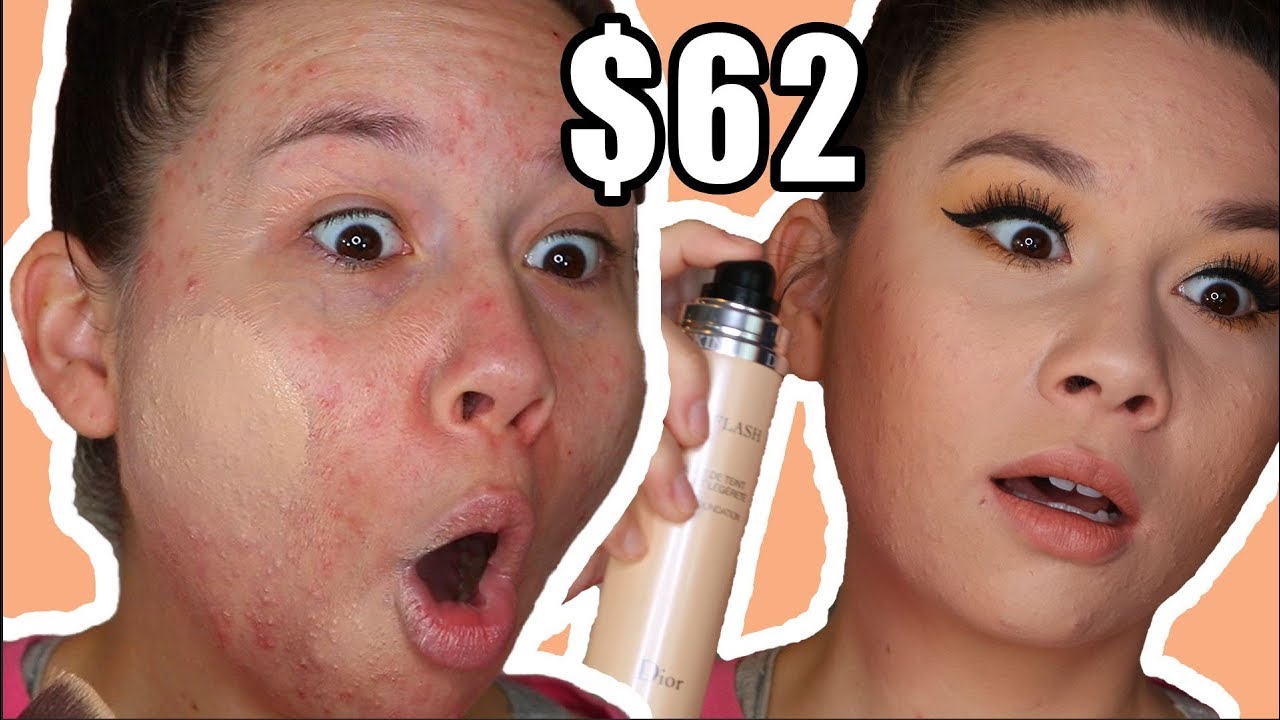 $62 SPRAY FOUNDATION?! | Dior Airflash Spray Foundation on ACNE