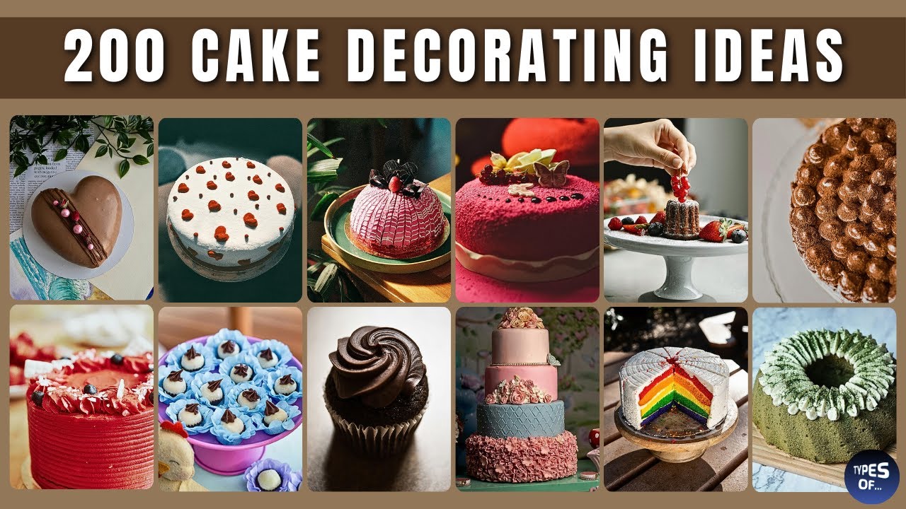 200 Interesting Cake Decorating Ideas  | 200 Stunning Cake Decorating Ideas