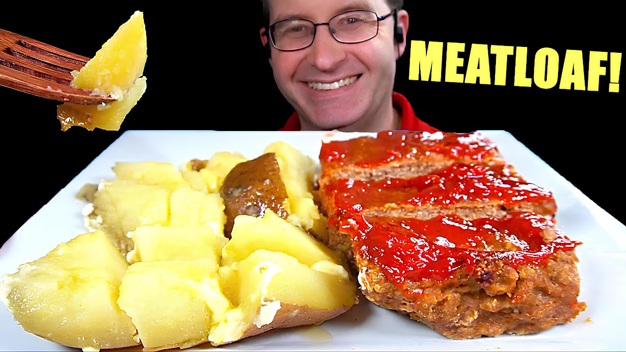 ASMR MEATLOAF MUKBANG EATING SOUNDS