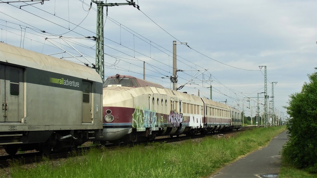 Bahnverkehr in Leipzig, Mai 2022 (Radve, SVT-Görlitz, BR 225, 232, 111, V100, 244 044, 35 1097, ...)