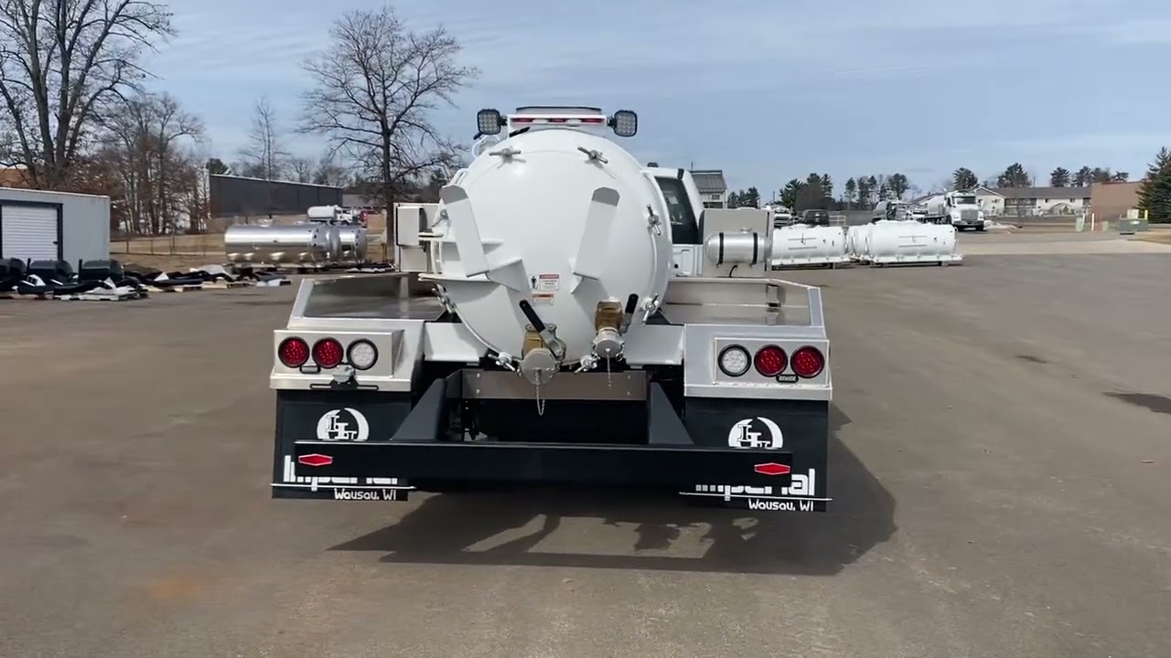Imperial Industries Low-Profile Vacuum Truck w/ Kelderman Adjustable Air Lift Suspension
