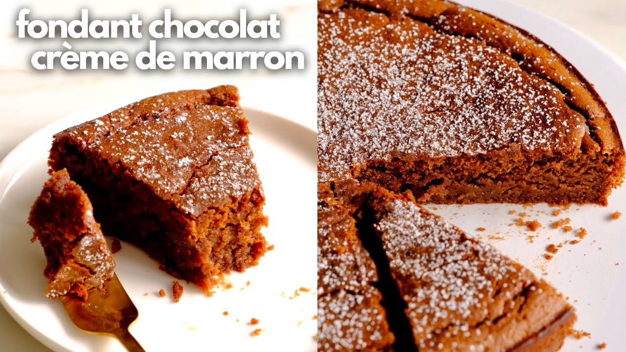 FONDANT CHOCOLAT & CRÈME DE MARRON | 100% Végétal, Sans Gluten