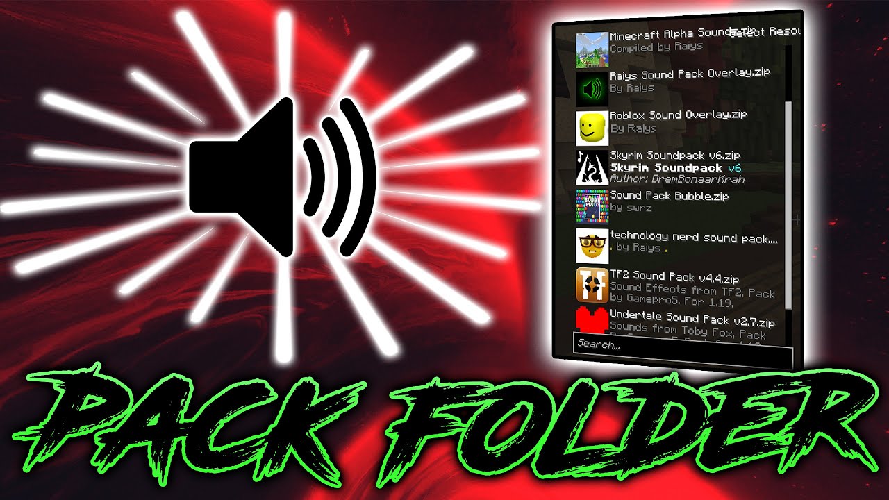 MINECRAFT HIT SOUND OVERLAYS PACK FOLDER (+10 OVERLAYS)