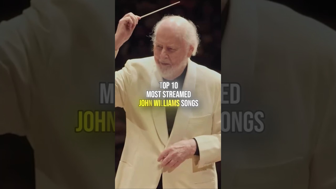 Top 10 MOST STREAMED John Williams Songs on Spotify 🎶📈 #shorts #johnwilliams #top10 #music #song
