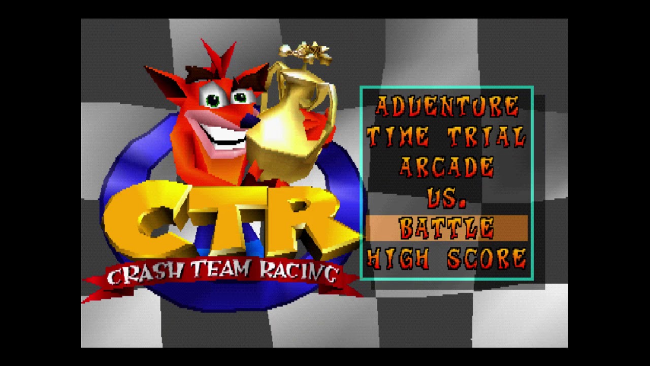 Crash Team Racing (Aug 5, 1999 prototype) - Exploring Menus