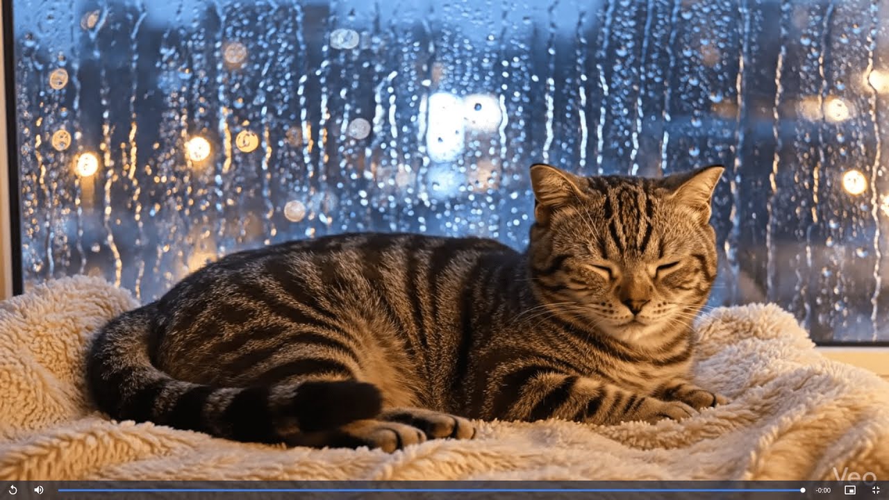Cozy Rain Window — Relax & Stay
