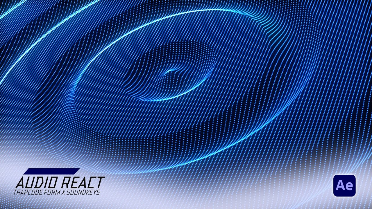 Audio React with Trapcode Form - After Effects Tutorial