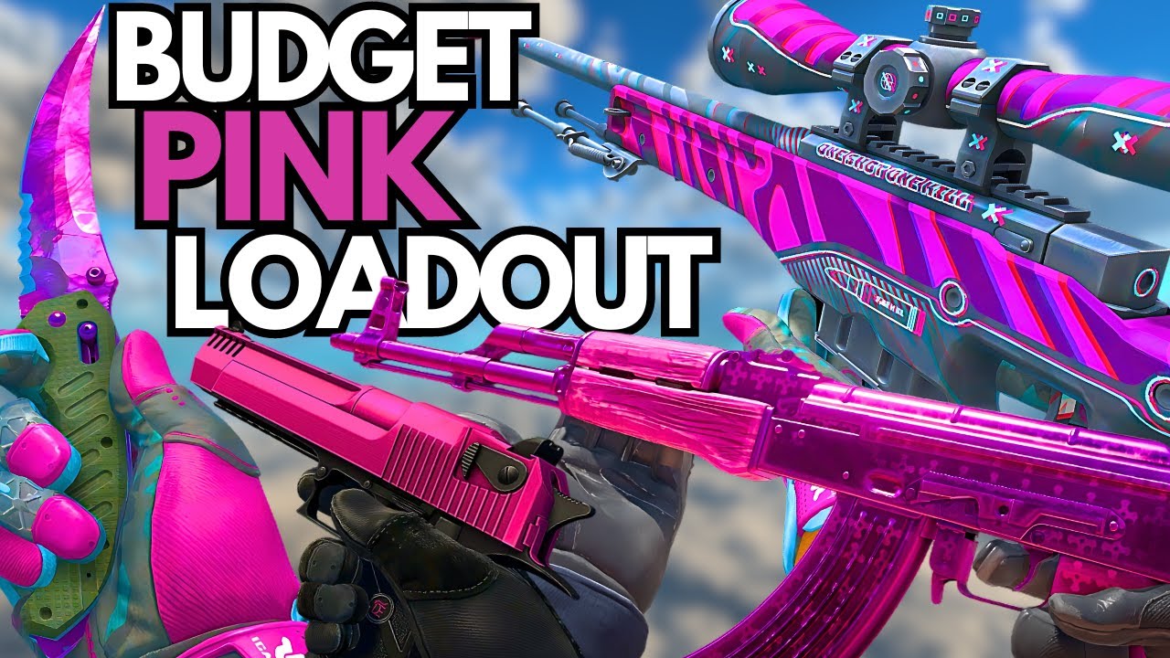 The BEST BUDGET PINK Inventory for CS2! (CHEAP PINK Skins Loadout 2024)
