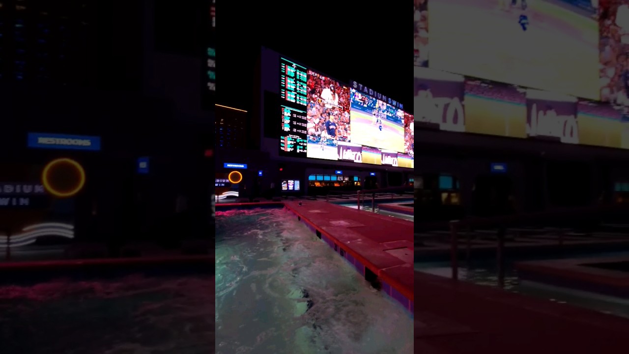 Las Vegas Stadium Swim!!