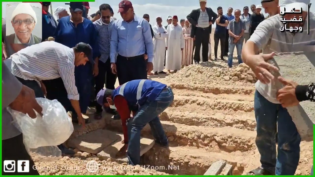 جرسيف | جثمان الراحل الحاج عبد الرحمن سمراد يوارى الثرى بمقبرة الغفران